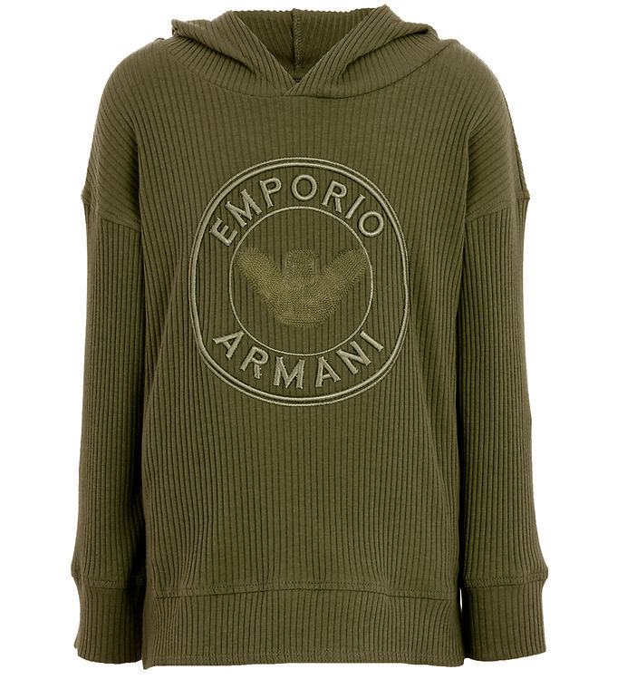 Emporio Armani Hættetrøje Rib Beetle M. Logo