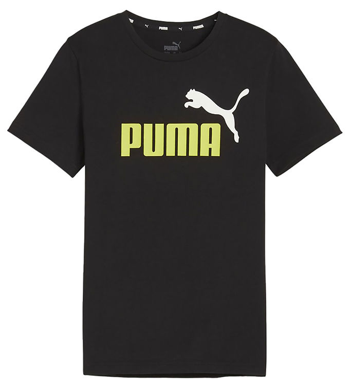 11: Puma T-shirt - ESS+ 2 Col Logo - Sort