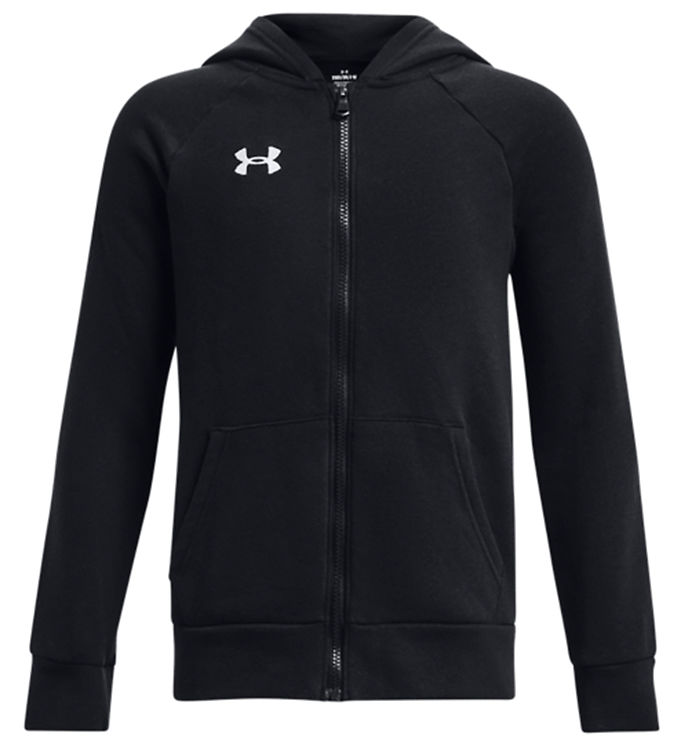 4: Under Armour Cardigan - Rival Fleece FZ - Sort