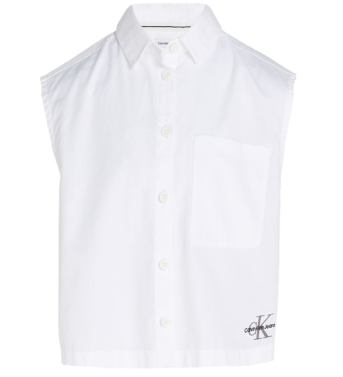Calvin Klein Skjorte - Monogram Off Bright White female