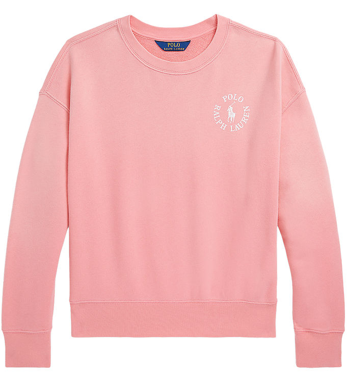 Polo Ralph Lauren Sweatee Shirt Ribbon Pink M. Hvid