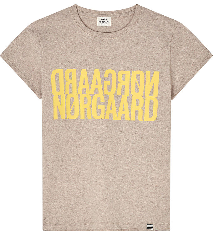 Mads Nørgaard T-shirt - Tuvina - Oatmeal Melange