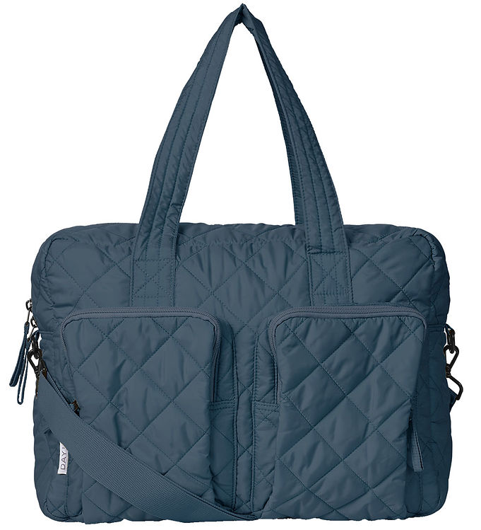 Day Pusletaske Mini Boarding Quilted Dark Slate