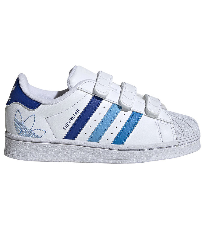 Billede af adidas Originals Sko - Superstar CF C - Hvid/Blå