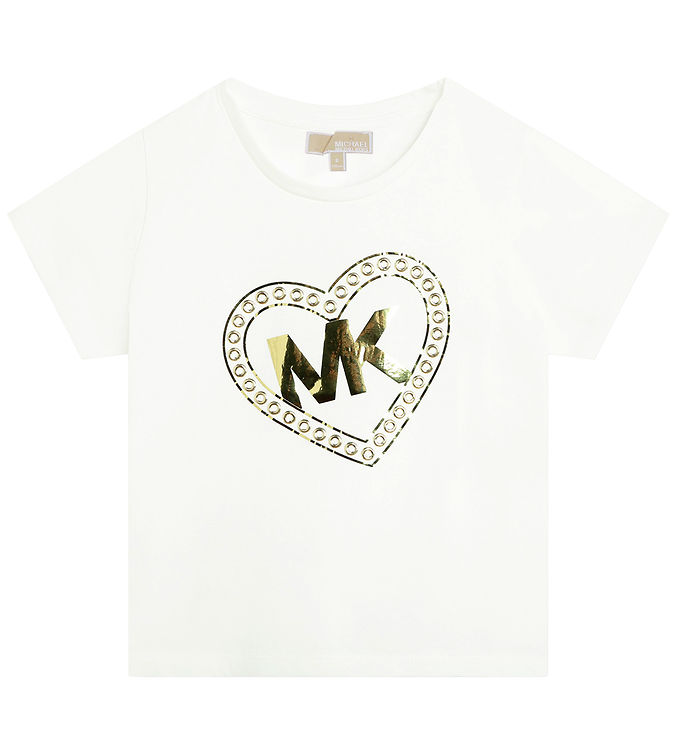 4: Michael Kors T-shirt - Hvid m. Guld