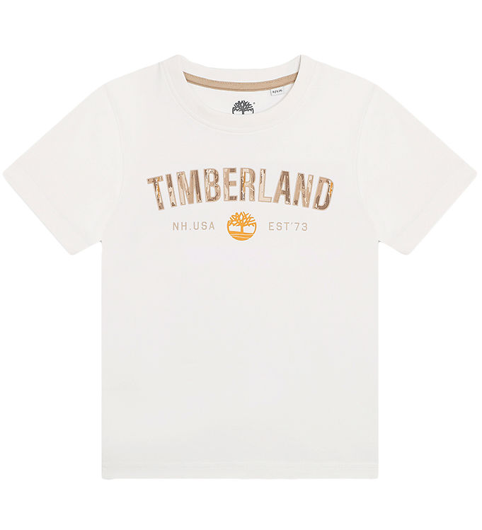 5: Timberland T-shirt - Hvid