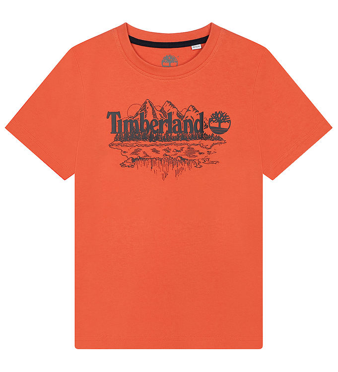 6: Timberland T-shirt - Dark Red