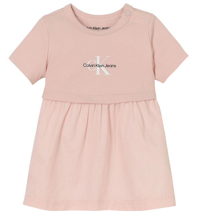 Calvin Klein Kjole m. Shorts - Monogram Logo - Sepia Rose