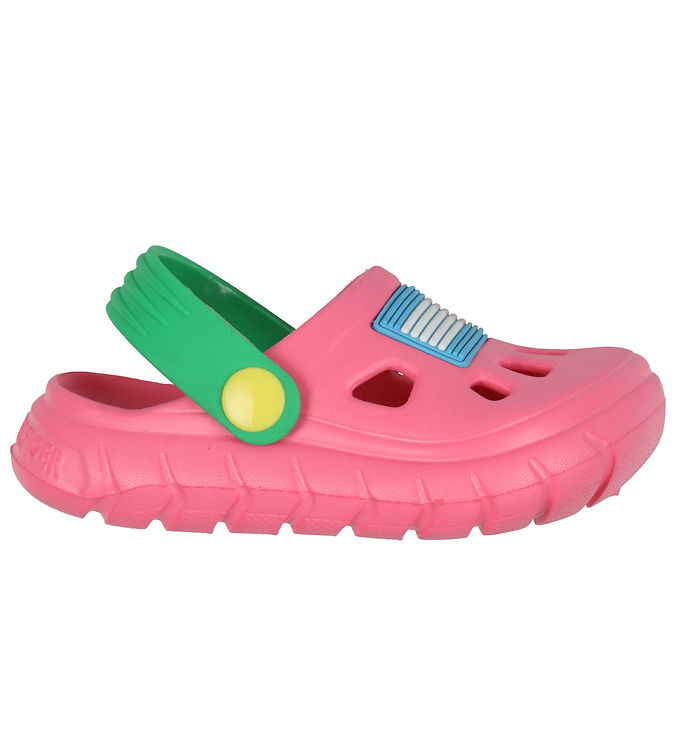 8: Tommy Hilfiger Sandaler - Comfy - Fuxia/Green