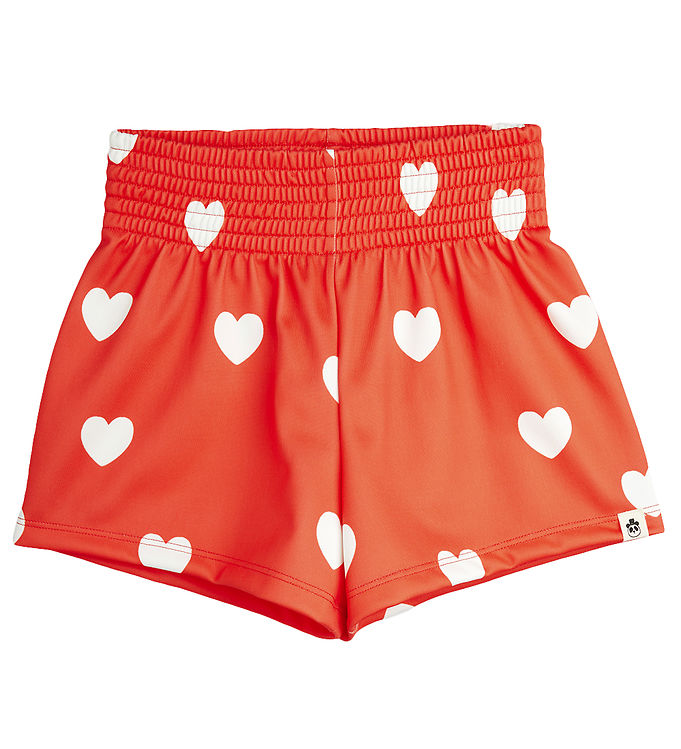 4: Mini Rodini Shorts - Hearts - Rød