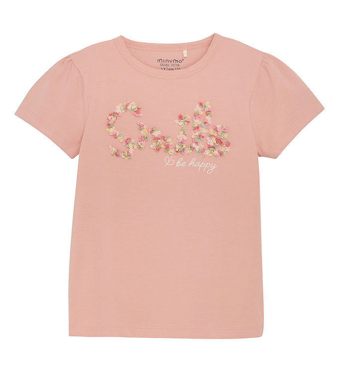 Minymo T-shirt - Peach Beige