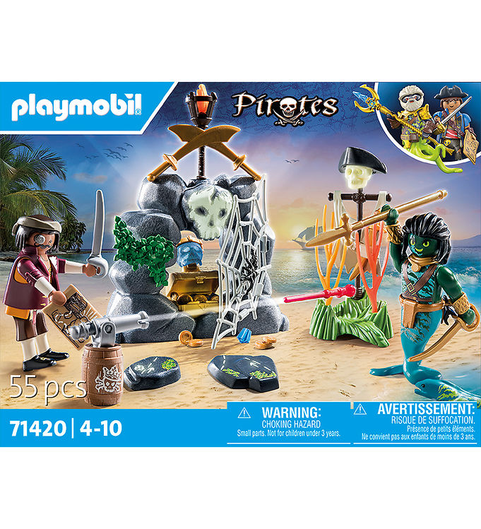 Billede af Playmobil Pirates - Skattejagt - 71420 - 55 Dele