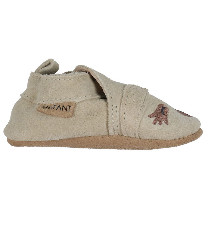 9: Slippers Suede Animal - Cement - 18