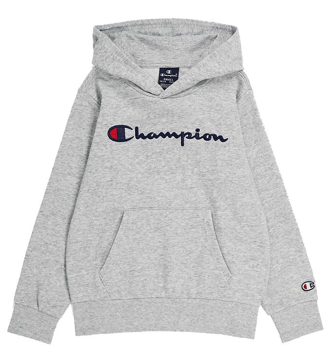 Champion Hættetrøje - New Oxford Grey Melange