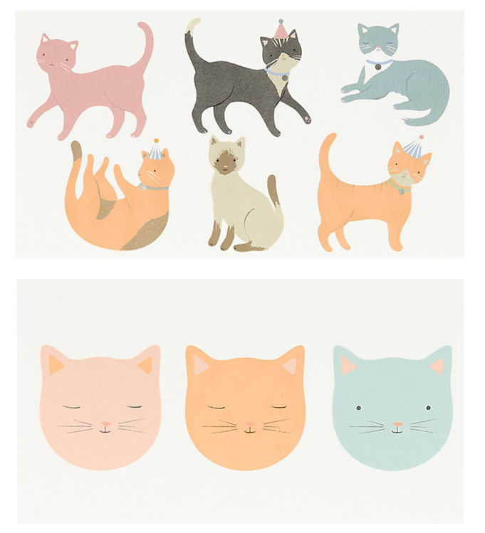 14: Meri Meri Tatoveringer - Cats