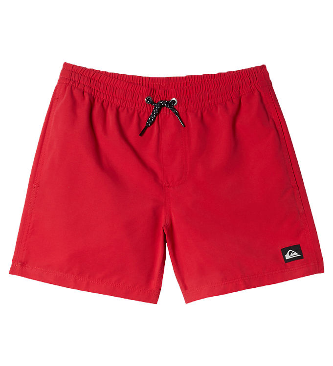 Quiksilver Badeshorts - Solid Rød male
