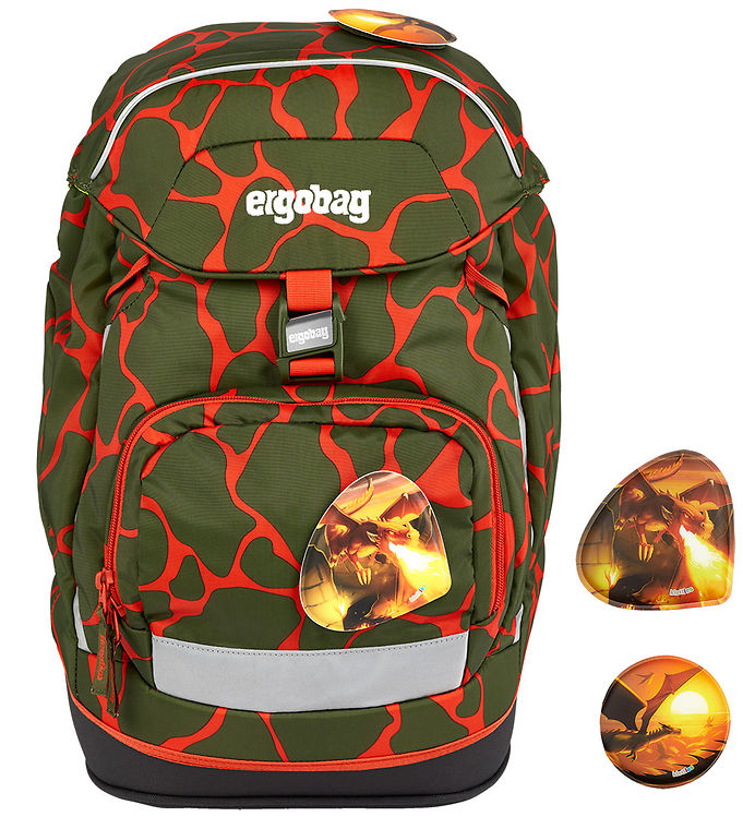 Ergobag Skoletaske Prime Fire Dragonbear