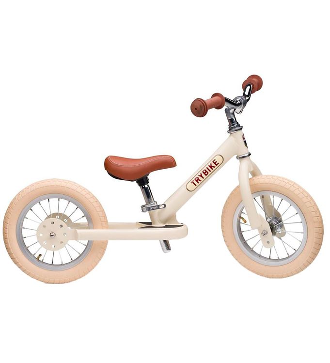 TryBike Løbecykel – Steel – Vintage Creme