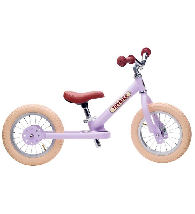 TryBike Løbecykel – Steel – Vintage Purple