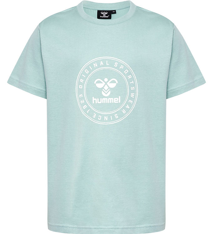 Hummel T-shirt - hmlTres Circle - Blue Surf