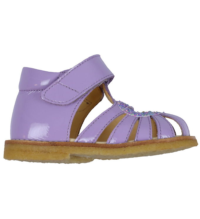 Angulus Sandaler Hjertesandal – Lilac/Confetti Glitter