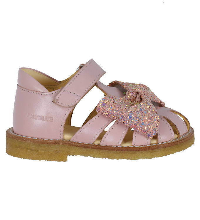 Angulus Sandaler – Begynder – Pale Rose/Rose Glitter