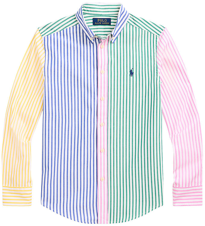 15: Polo Ralph Lauren Skjorte - Funshirt Multi Stripe