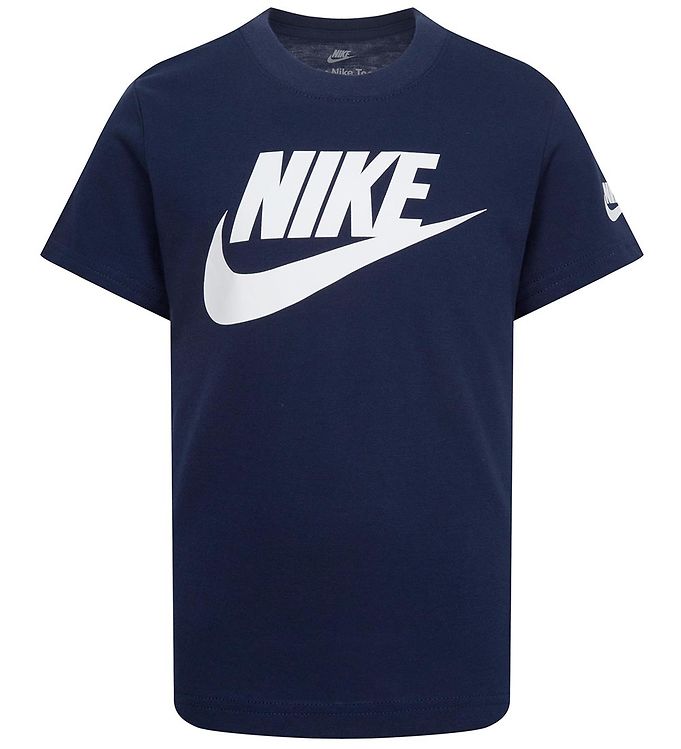 Nike T-shirt - Mørkeblå/Hvid