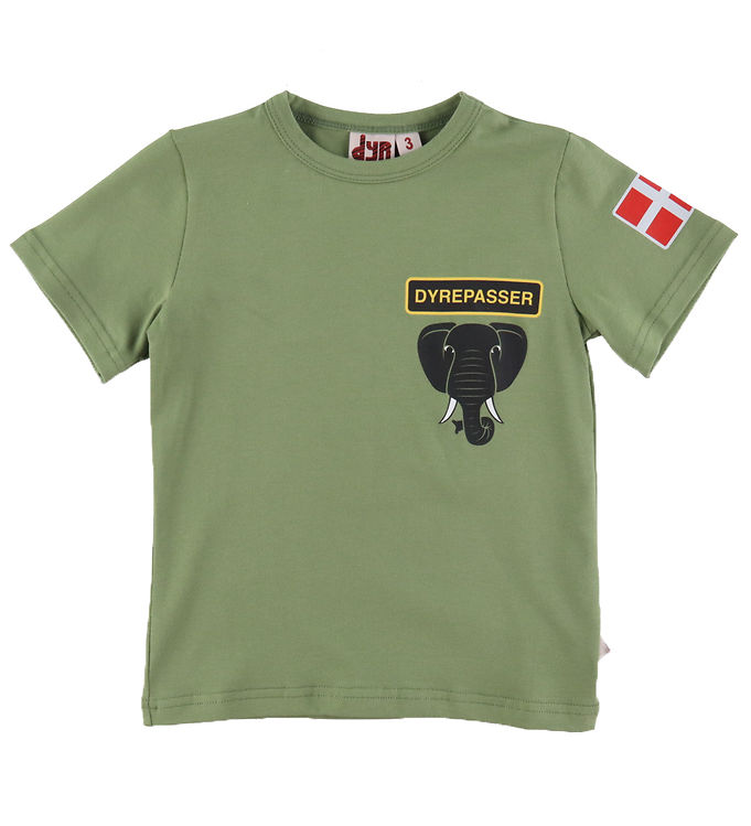 DYR DYR-Cph T-Shirt - Dyrepasser Sage Elefant male