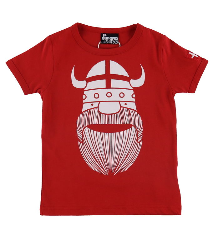 Danefæ T-Shirt - Danebasic - Red Erik