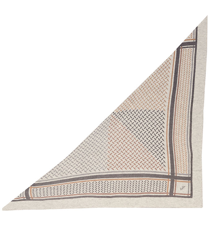 #2 - Lala Berlin Tørklæde - 162x85 cm - Triangle Puzzle - Flanella Sa