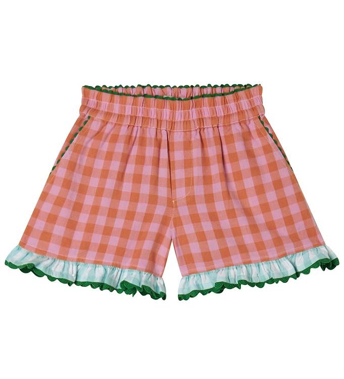 Stella Mccartney Kids Shorts Rosa/orangeternet M. Grøn
