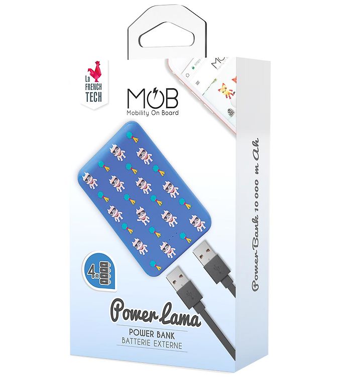 Mobility On Board Powerbank - Lama - Blå