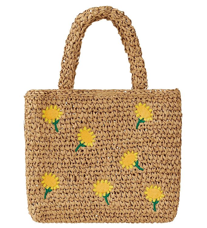 Stella Mccartney Kids Taske Nut Brown/gul M. Solsikker