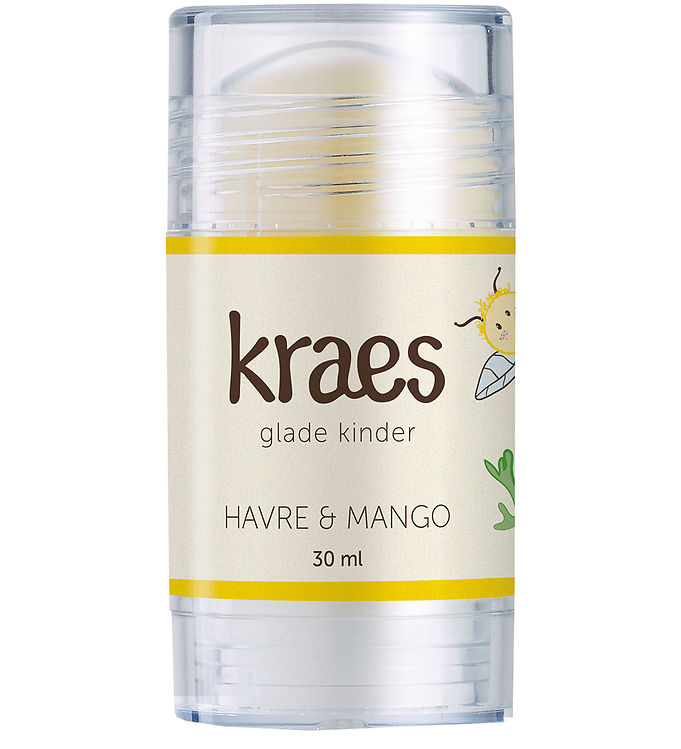 <p>KRAES Glade Kinder Naturlig Plejestick er en cremet plejestick formuleret med naturlige ingredienser. Produktet har en let, fedtet konsistens og en behagelig duft. Indholdet består primært af vegetabilske olier og vaseline, der bidrager til at fugte og beskytte huden. Plejesticken er designet til daglig brug og er egnet til både børn og voksne. Den naturlige sammensætning minimerer risikoen for irritation, og den lette formel absorberes hurtigt, hvilket efterlader huden blød og velplejet. Produktet er udrustet med en sikkerhedsforsegling for at forhindre udtørring efter åbning. Den er egnet til anvendelse på ansigt og krop.</p>

<ul>
  <li>Form: Cremet plejestick.</li>
  <li>Indhold: Vegetabilske olier, vaseline.</li>
  <li>Anvendelse: Daglig brug på ansigt og krop.</li>
  <li>Konsistens: Let, fedtet.</li>
  <li>Mål: 30 ml.</li>
  <li>Sikkerhedsforsegling: For at forhindre udtørring.</li>
</ul>