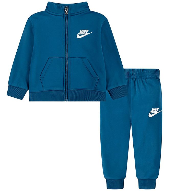 10: Nike Træningssæt - Cardigan/Bukser - Court Blue