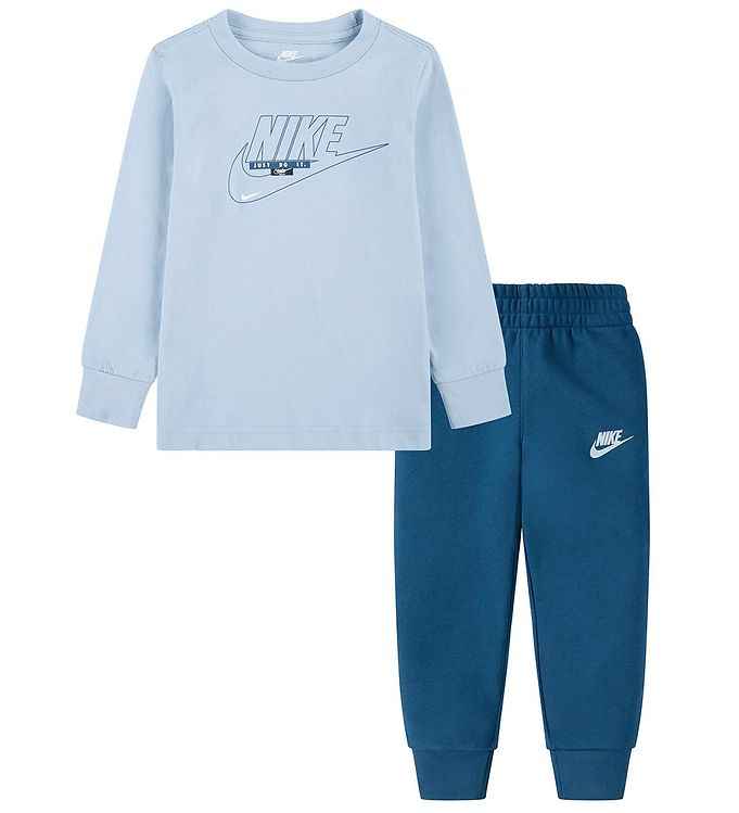 7: Nike Sæt - Sweatpants/Bluse - Court Blue