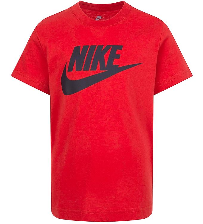 Nike T-shirt - Rød/Sort
