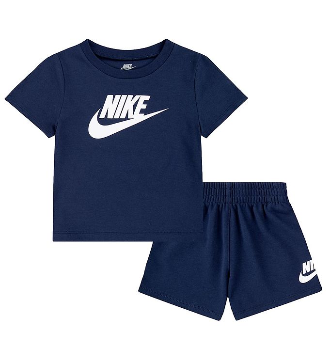 11: Nike Shortssæt - Shorts/T-shirt - Midnight Navy