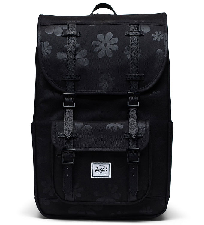 Herschel Rygsæk Little America Black Floral Sun