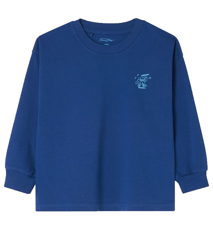 American Vintage Bluse Vintage Royal Blue