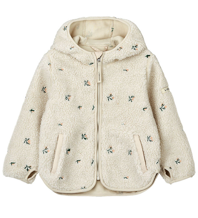 Liewood Fleecejakke Mara Peach/sandy Embroidery