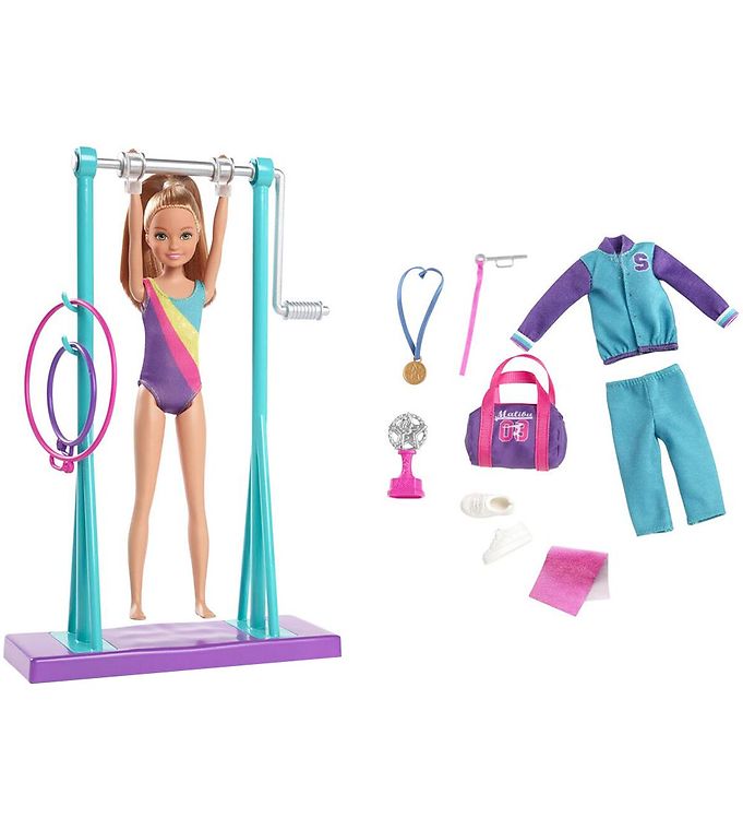 Barbie Dukkesæt - 23 cm Stacie Gymnastik unisex