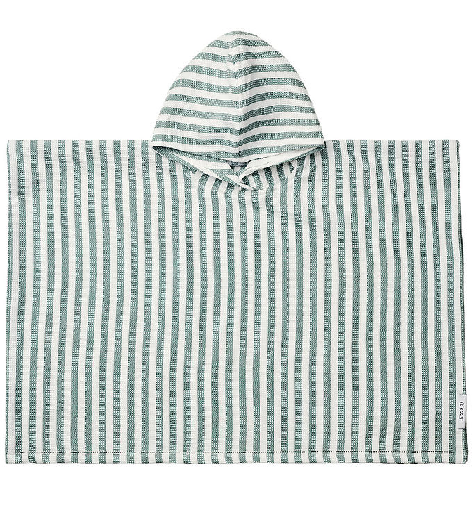 Liewood Badeponcho - Paco - Peppermint/White