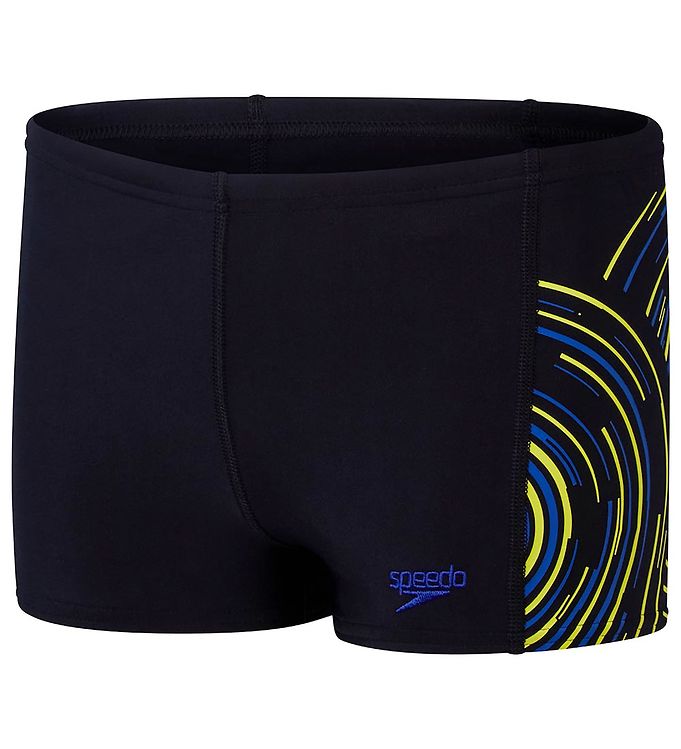 Speedo Badebukser - Plastisol - Black/Blue