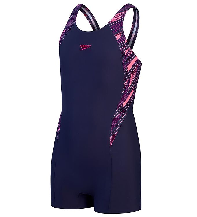 Speedo Badedragt - Hyperboom Splice Legsuit - Navy/Pink