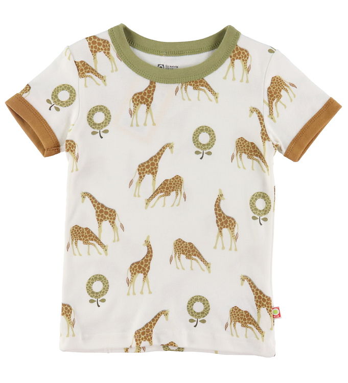 11: Katvig T-shirt - Hvid m. Giraf