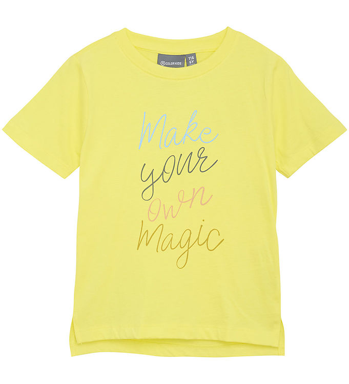 4: Color Kids T-Shirt - m. Print - Limelight