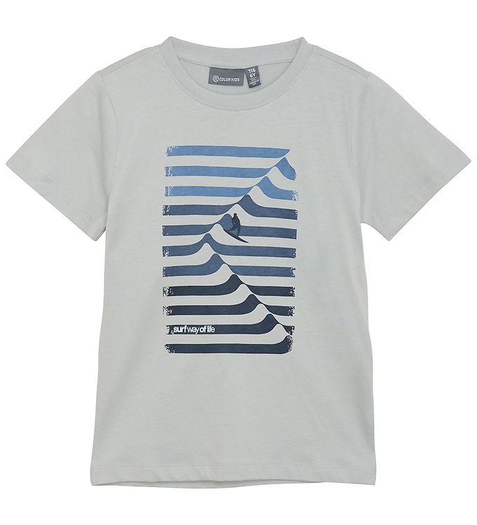 4: Color Kids T-Shirt - m. Print - High-Rise