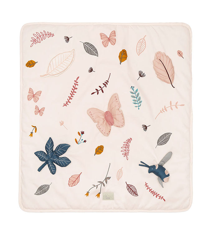 Cam Cam Aktivitetstæppe 80x80 Pressed Leaves Rose